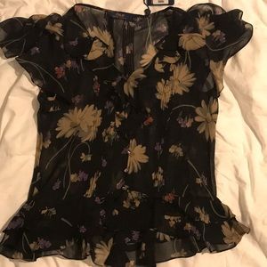Ralph Lauren ruffle blouse